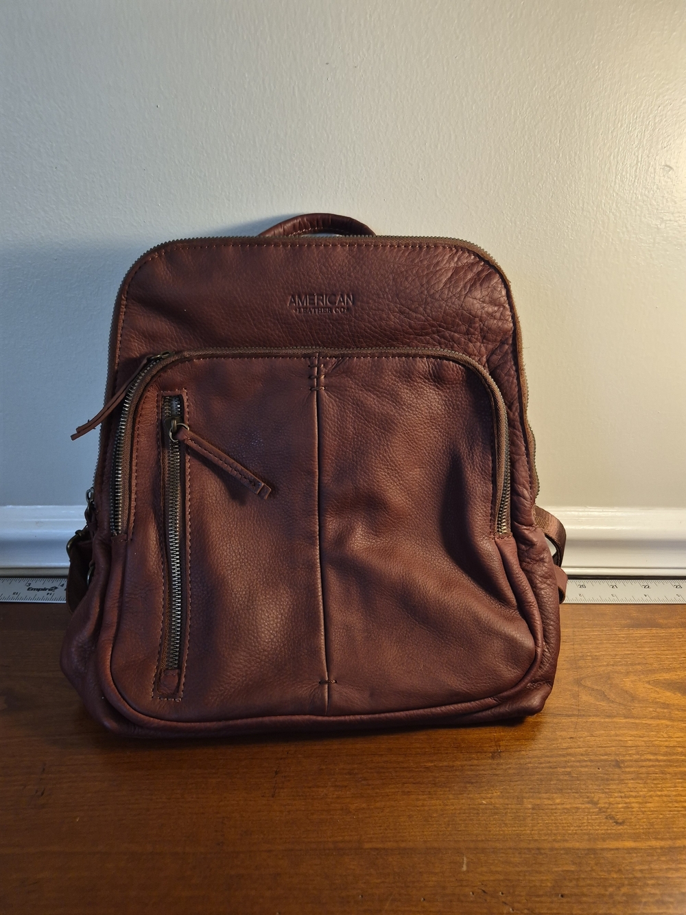 American Leather Co. Women's Brownish Leather Satchel Backpack